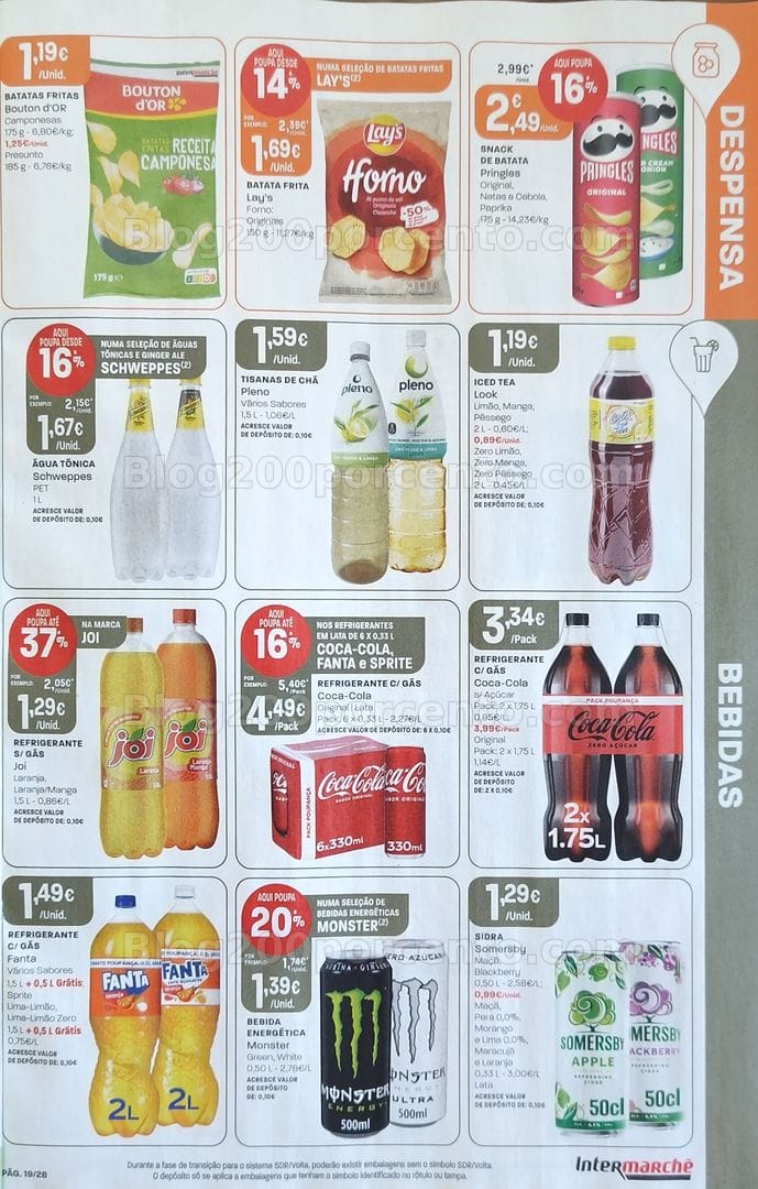 Antevisão Folheto INTERMARCHÉ Contact Promoções de 30 julho a 5 agosto